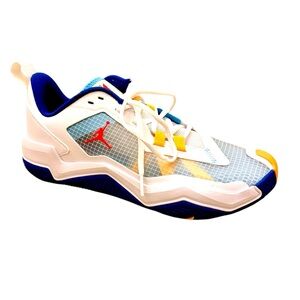 Nike Jordan One‎ Take 4 'White Lagoon Pulse' Sneakers White Blue Men's Size 8.5